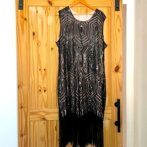 Unique Vintage Flapper Dress 4XL - good condition